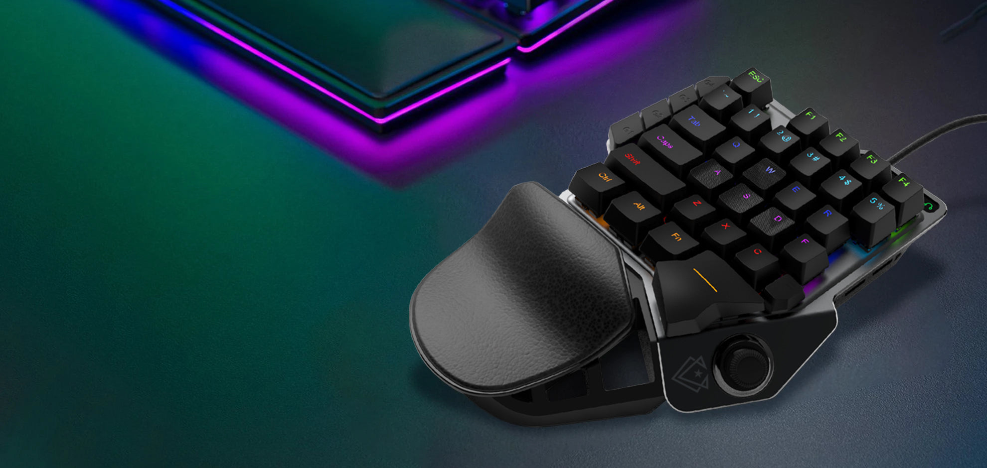 QuickStrike™ One-handed Gaming Keypad with Joystick