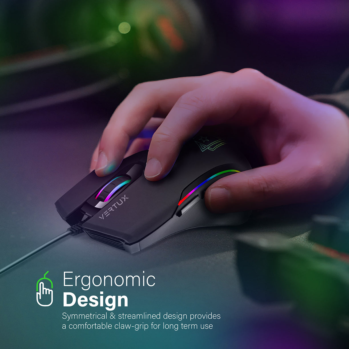 GameCharged™ Lightweight Gaming Mouse