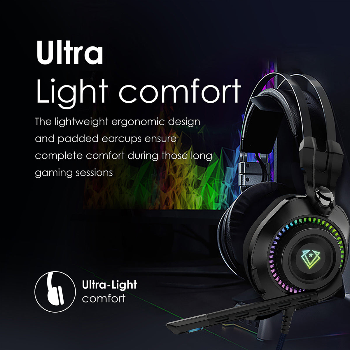 High Definition GameCommand™ Over-Ear Gaming Headset
