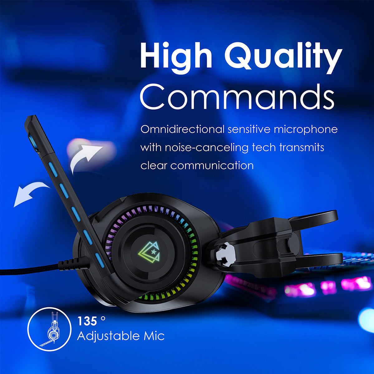 High Definition GameCommand™ Over-Ear Gaming Headset