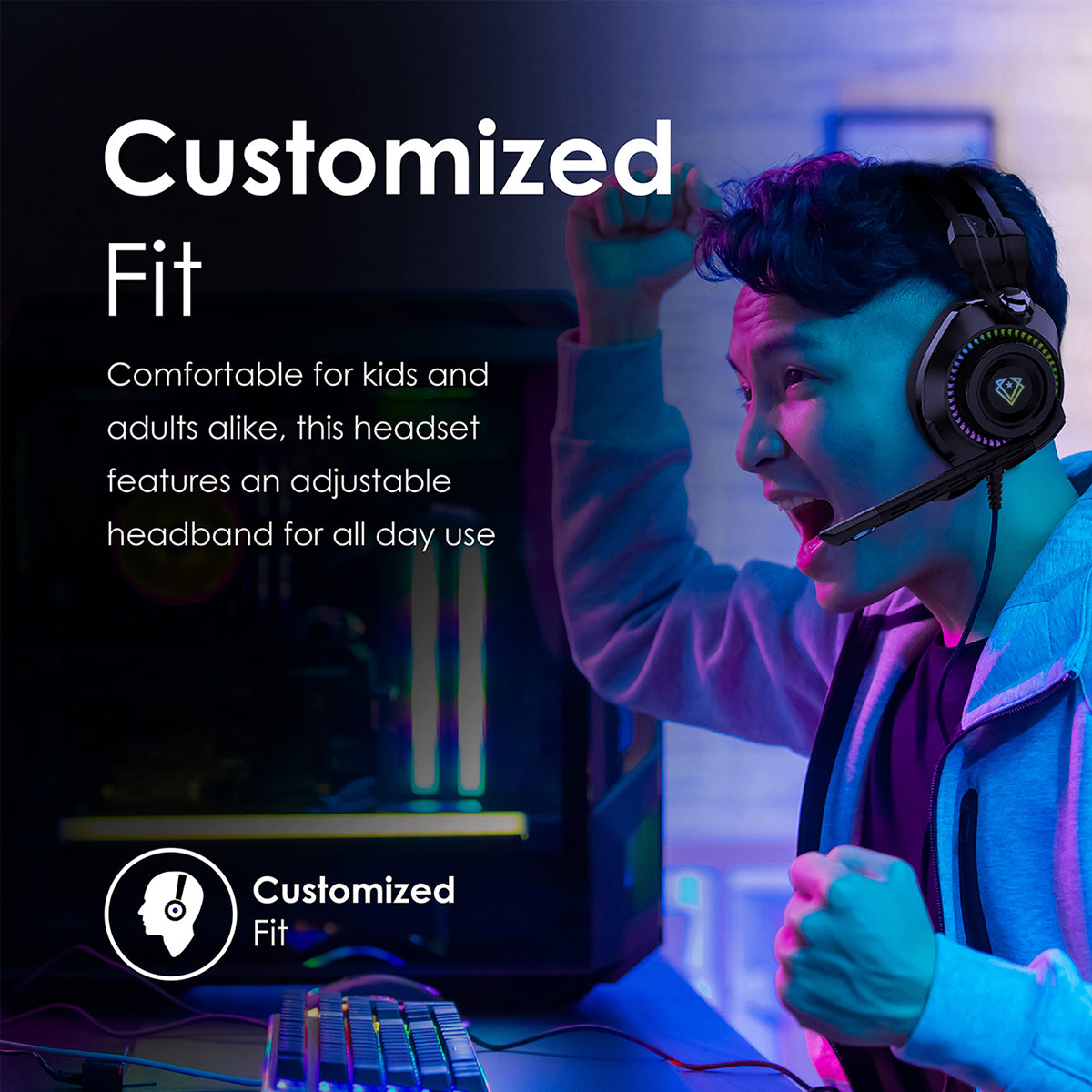 High Definition GameCommand™ Over-Ear Gaming Headset