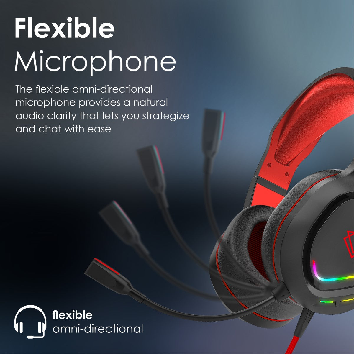 Noise Isolating Amplified Wired Gaming Headset