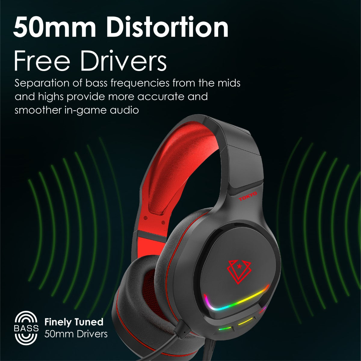 Noise Isolating Amplified Wired Gaming Headset