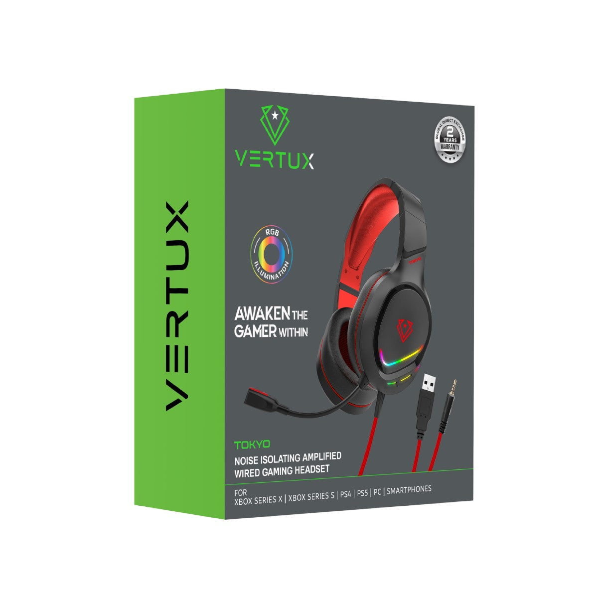 Noise Isolating Amplified Wired Gaming Headset