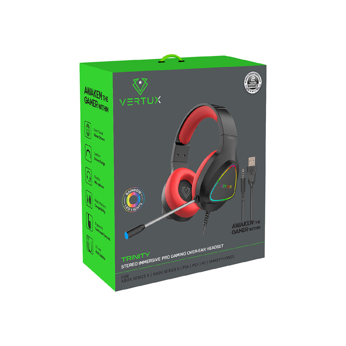 Stereo Immersive Pro Gaming Over-Ear Headset