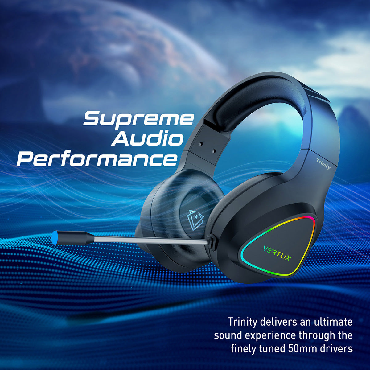 Stereo Immersive Pro Gaming Over-Ear Headset