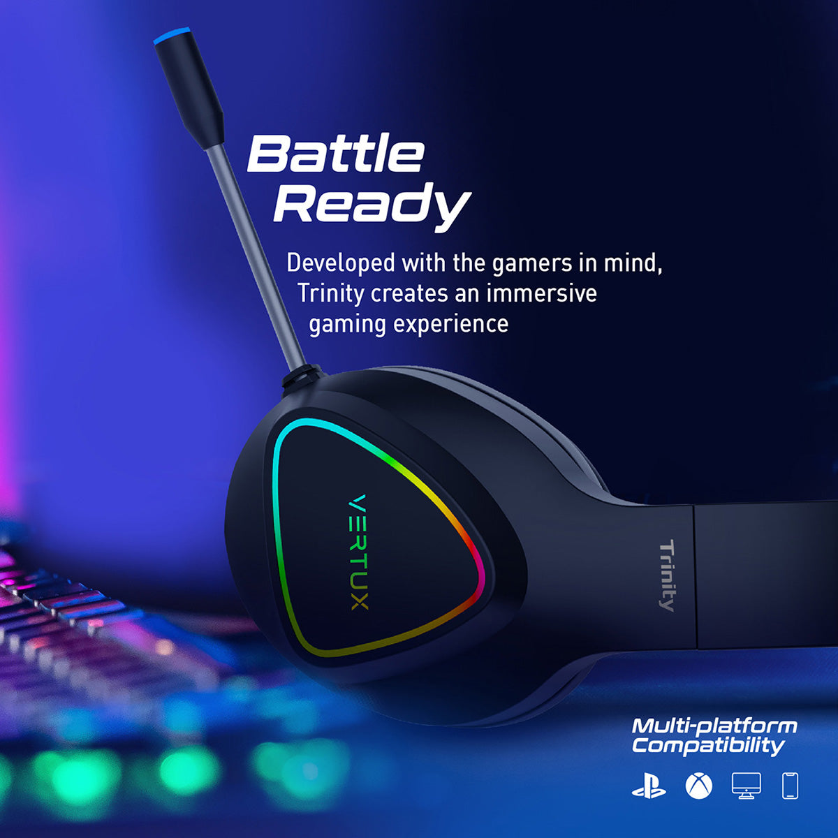 Stereo Immersive Pro Gaming Over-Ear Headset