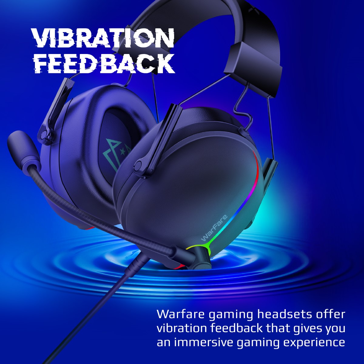 Extreme Performance 7.1 Surround Sound Gaming Headset with ENC Microphone & Vibration Feedback