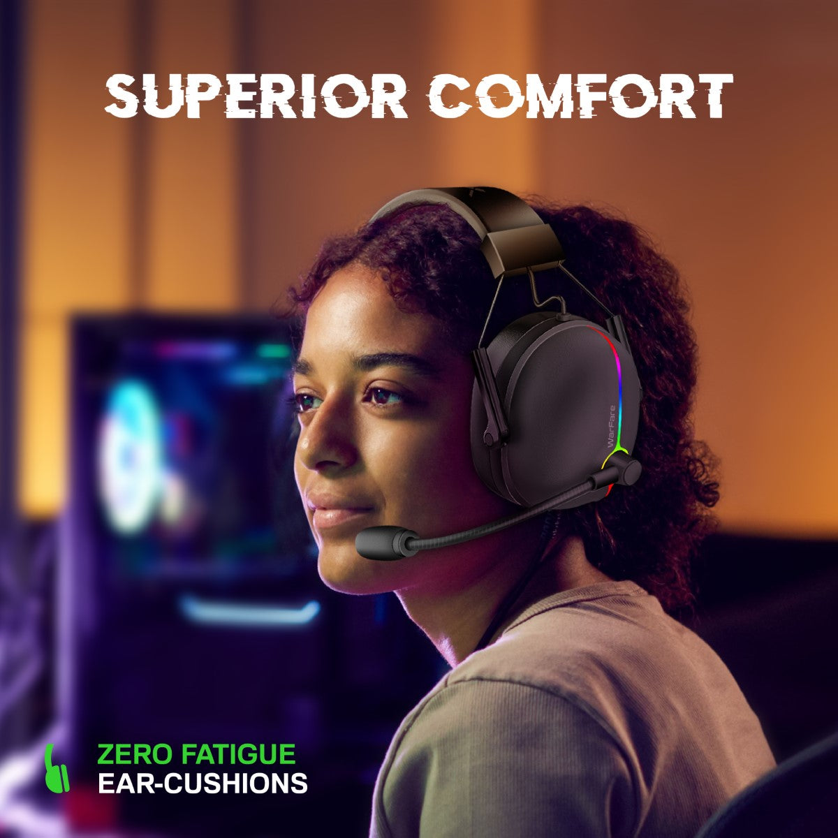 Extreme Performance 7.1 Surround Sound Gaming Headset with ENC Microphone & Vibration Feedback