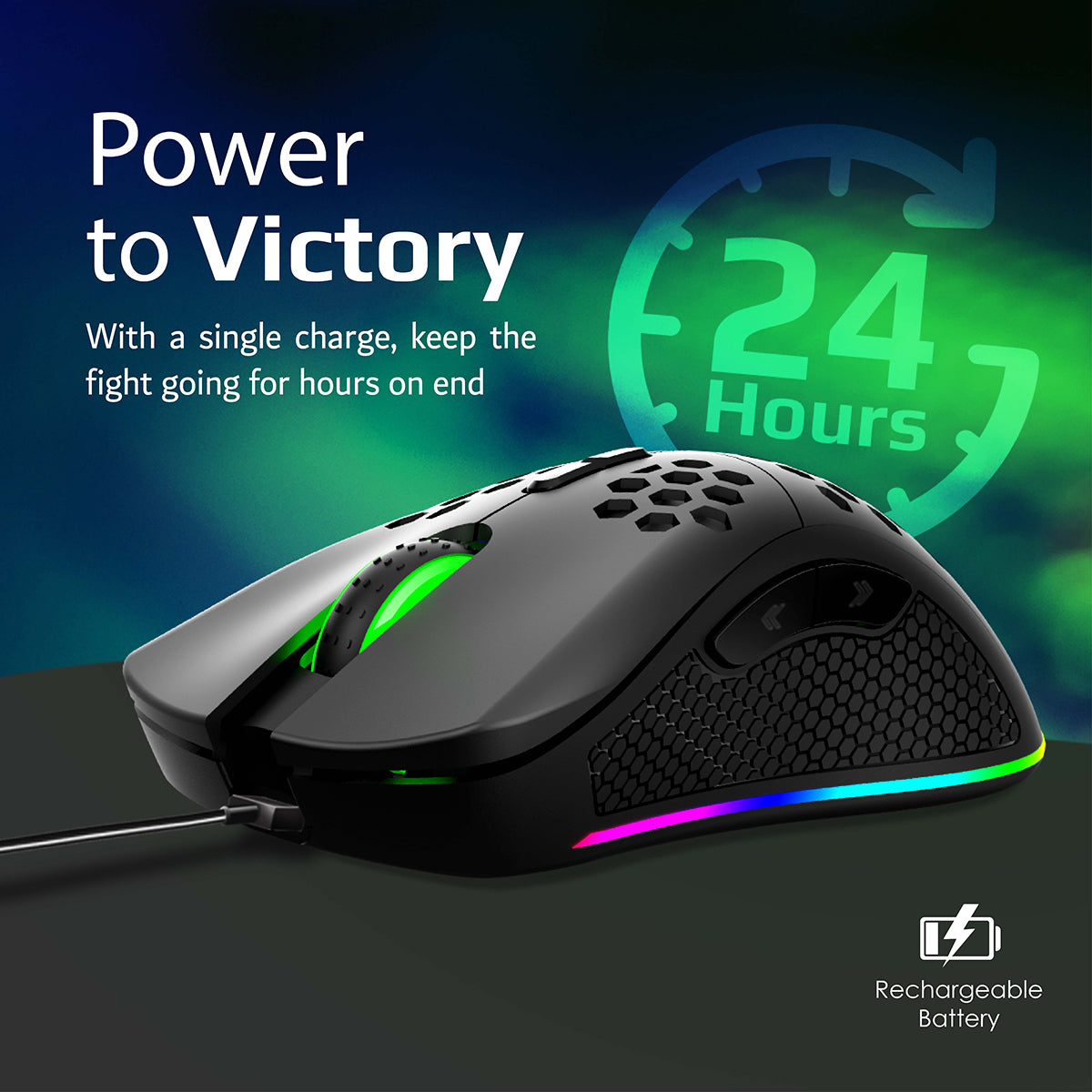 GameCharged™ Dual Mode Gaming Mouse
