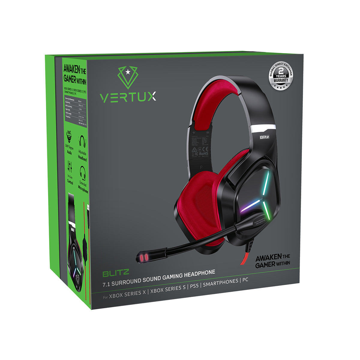 7.1 Surround Sound Gaming Headphone