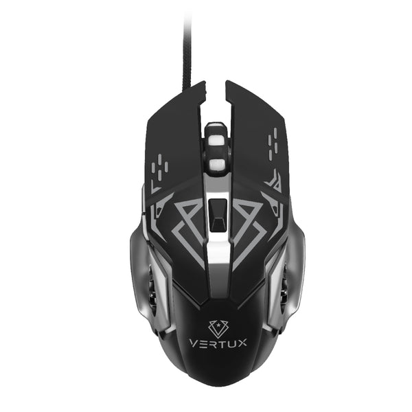 Vertux Cobalt High Accuracy Lag-Free Wired Gaming Mouse/ GREY