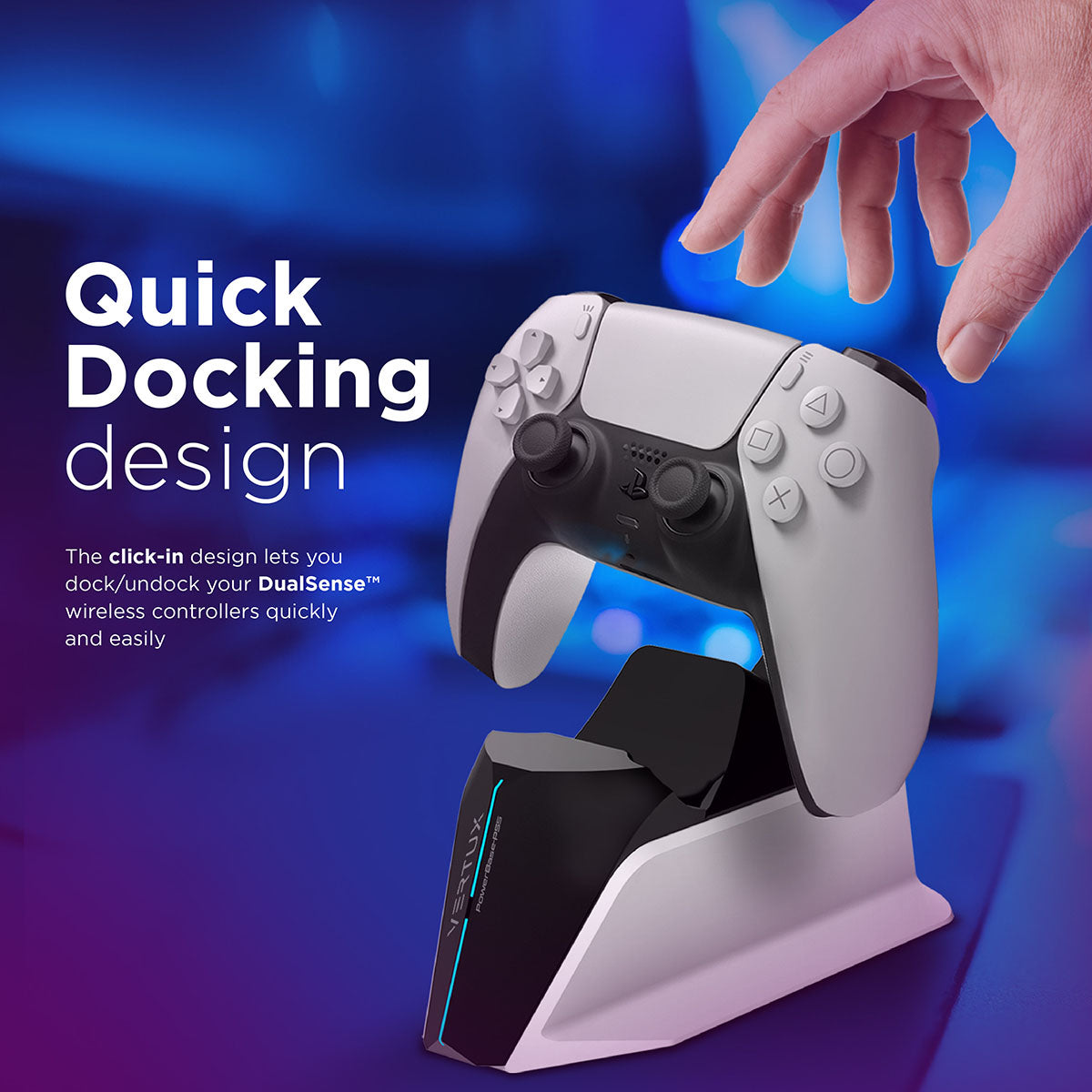 DualDock Charging Hub for PS5 DualSense™ Controller