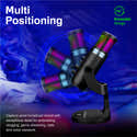 Micro Flexible Anti-Bruit Pour Casque Theta 7.1 - 16 Cm, Détachable, Pour Gaming Et Streaming - 6