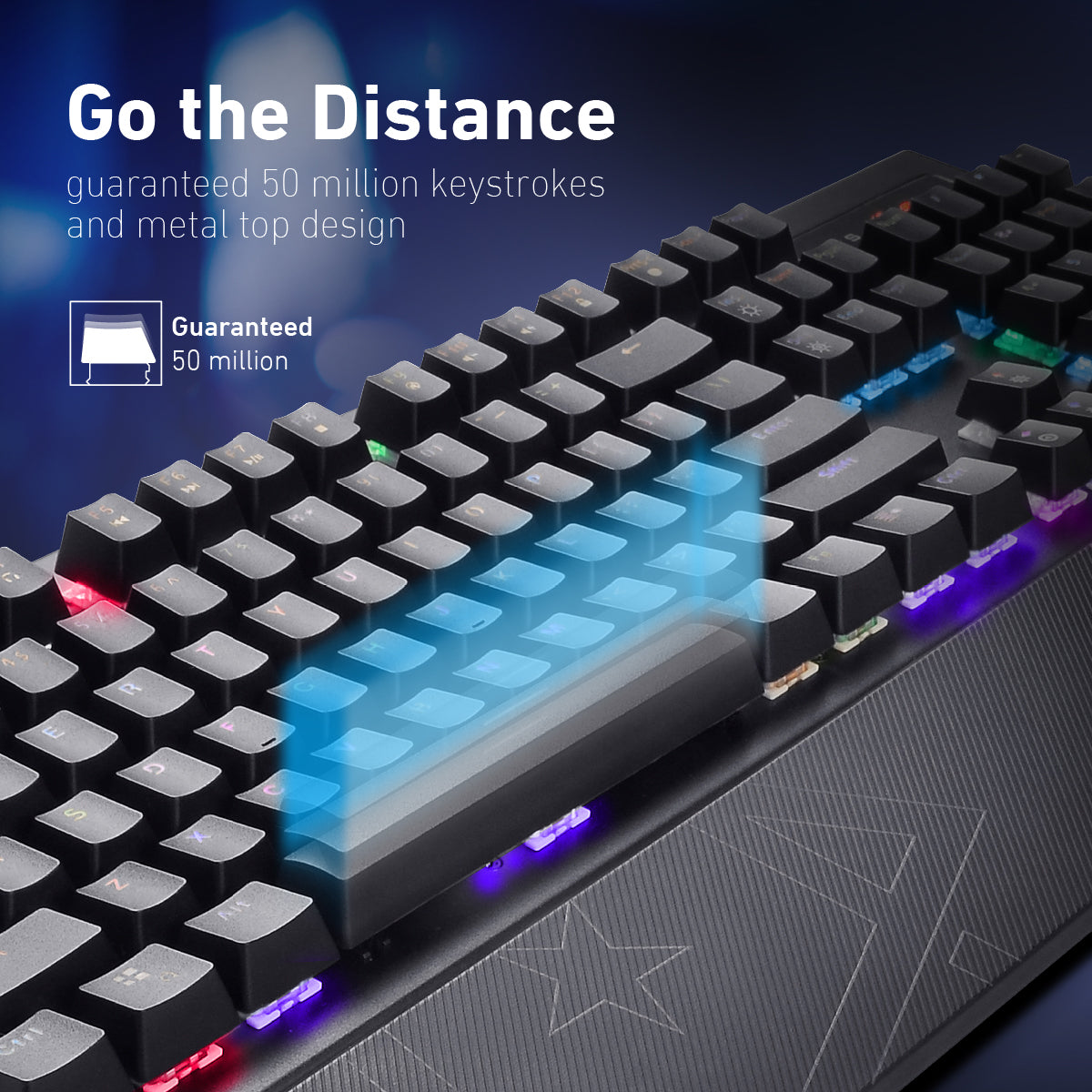 Pro-Gamer Mechanical Wired Gaming Keyboard