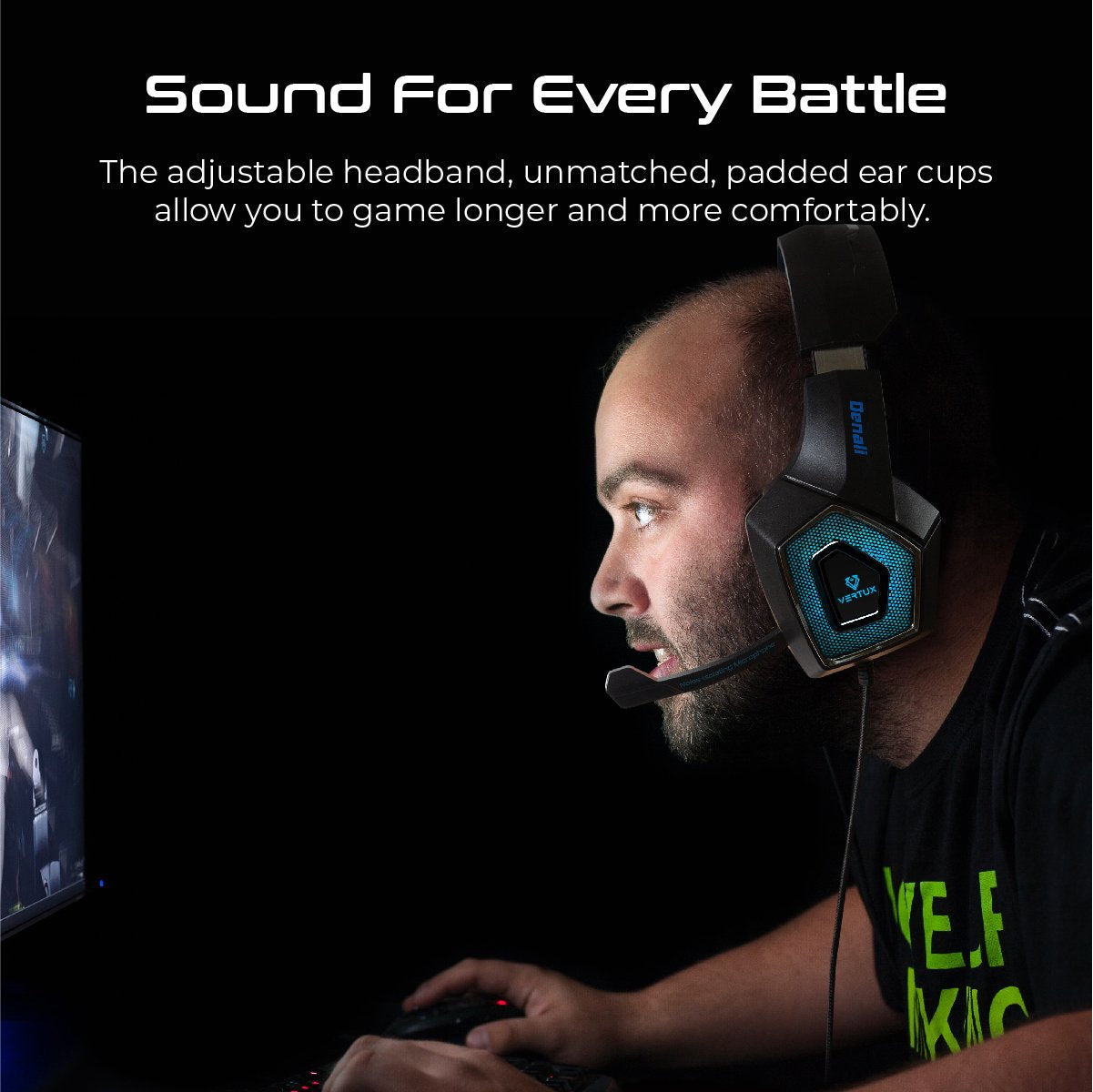 High Fidelity Surround Sound Gaming Headset