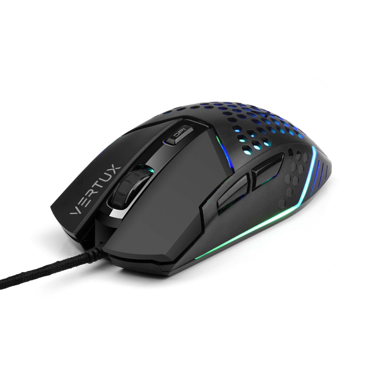 Vertux Cobalt High Accuracy Lag-Free Wired Gaming Mouse/ GREY