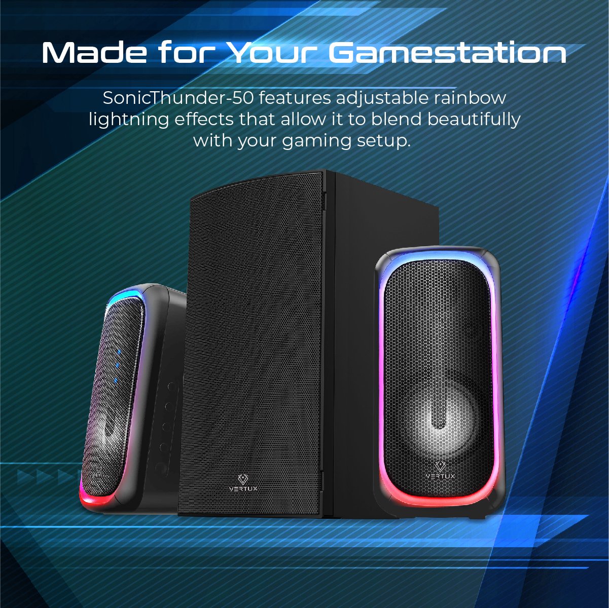50W Surround Sound Gaming Speaker