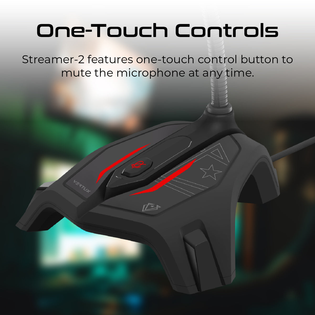 Omni-directional Distortion Free Gaming Microphone