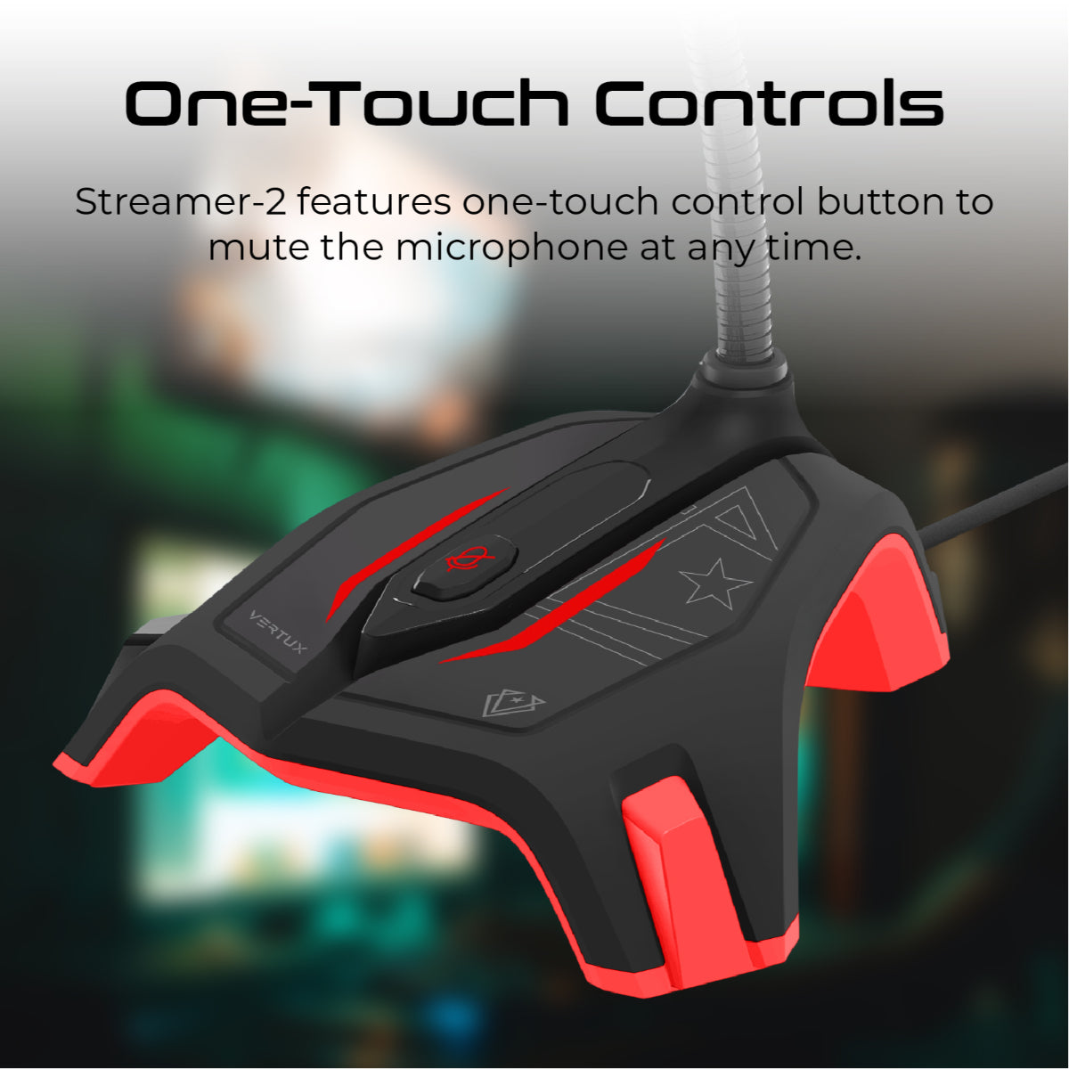 Omni-directional Distortion Free Gaming Microphone
