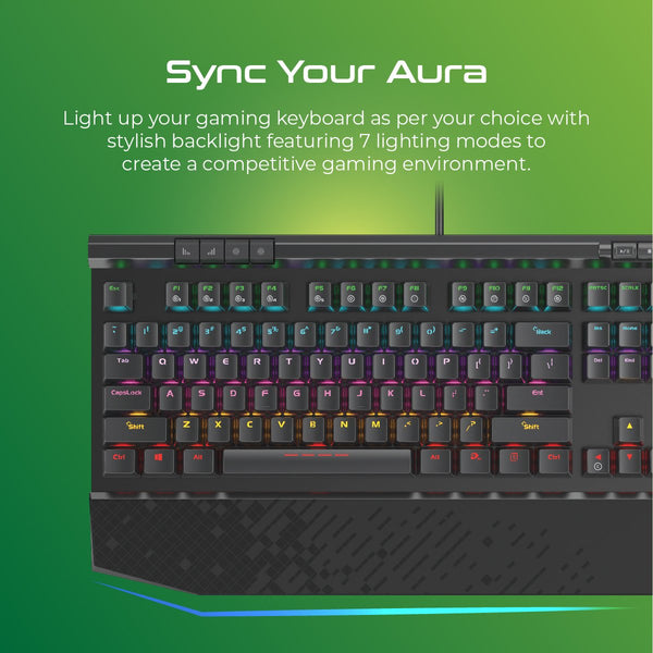 Hyper Action Mechanical Gaming Keyboard – Vertux Gaming